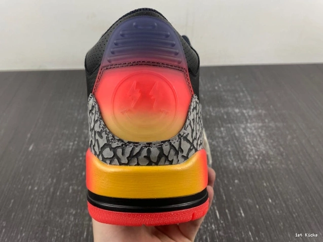 1st Kicks Shoes Rio FN0344-001 Jordan J 3 Air x Balvin 0704